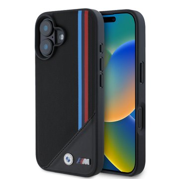Imagen de FUNDA BMW IPHONE 16 MAGSAFE TRICOLOR LINES 3769