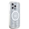 Imagen de FUNDA LACOSTE IPHONE 15 PRO MAGSAFE BLANCO LOGO PLATEADO 0970