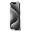 Imagen de FUNDA LACOSTE IPHONE 15 PRO MAX MAGSAFE BLANCO LOGO PLATEADO 0987