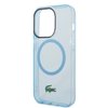 Imagen de FUNDA LACOSTE IPHONE 15 PRO MAX MAGSAFE CELESTE TRANSLUCIDO 4143