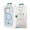 Imagen de FUNDA LACOSTE IPHONE 15 PRO MAX MAGSAFE CELESTE TRANSLUCIDO 4143