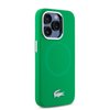 Imagen de FUNDA LACOSTE IPHONE 15 PRO MAGSAFE VERDE Y PLATEADO 0376