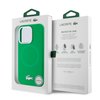 Imagen de FUNDA LACOSTE IPHONE 15 PRO MAX MAGSAFE VERDE Y PLATEADO 0383