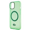Imagen de FUNDA LACOSTE IPHONE 15 PLUS TRANSPARENT CASE MAGSAFE GREEN 4204