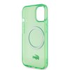 Imagen de FUNDA LACOSTE IPHONE 15 PLUS TRANSPARENT CASE MAGSAFE GREEN 4204