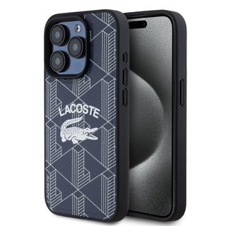 Imagen de FUNDA LACOSTE IPHONE 15 PRO MAX MAGSAFE MONOGRAM VINTAGE LOGO NAVY 8427