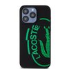 Imagen de FUNDA LACOSTE IPHONE 15 PRO MAX MICROFIBER OVAL LOGO BLACK 7785