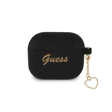 Imagen de GUESS AIRPODS 3 SILICONE CASE HEART BLACK 8991