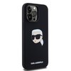 Imagen de FUNDA KARL LAGERFELD IPHONE 14 PRO MAX MAGSAFE SILICONE CASE HEAD BLACK 7118