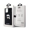 Imagen de FUNDA KARL LAGERFELD IPHONE 14 PRO MAX MAGSAFE SILICONE CASE HEAD BLACK 7118