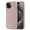 Imagen de FUNDA KARL LAGERFELD IPHONE 15 MAGSAFE GRAINED PU LEATHER CASE METAL LOGO PINK 3905