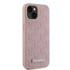 Imagen de FUNDA KARL LAGERFELD IPHONE 15 MAGSAFE GRAINED PU LEATHER CASE METAL LOGO PINK 3905