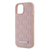 Imagen de FUNDA KARL LAGERFELD IPHONE 15 MAGSAFE GRAINED PU LEATHER CASE METAL LOGO PINK 3905