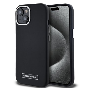 Imagen de FUNDA KARL LAGERFELD IPHONE 15 MAGSAFE PU FULL WRAPPED BLACK 4889