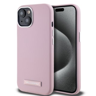 Imagen de KARL LAGERFELD IPHONE 15 MAGSAFE PU FULL WRAPPED PINK 5305