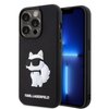 Imagen de FUNDA KARL LAGERFELD IPHONE 15 PRO MAX RUBBER CASE CHOUPETTE BLACK 1202
