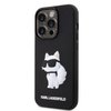 Imagen de FUNDA KARL LAGERFELD IPHONE 15 PRO MAX RUBBER CASE CHOUPETTE BLACK 1202