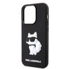 Imagen de FUNDA KARL LAGERFELD IPHONE 15 PRO MAX RUBBER CASE CHOUPETTE BLACK 1202
