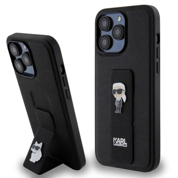 Imagen de FUNDA KARL LAGERFELD IPHONE 15 PRO MAX GRIP CHOUPETTE BLACK 7465