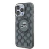 Imagen de FUNDA KARL LAGERFELD IPHONE 15 PRO MAX MAGSAFE HEADS ON KL PATTERN BLACK 4916