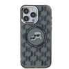 Imagen de FUNDA KARL LAGERFELD IPHONE 15 PRO MAX MAGSAFE HEADS ON KL PATTERN BLACK 4916