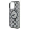 Imagen de FUNDA KARL LAGERFELD IPHONE 15 PRO MAX MAGSAFE HEADS ON KL PATTERN BLACK 4916