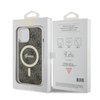 Imagen de FUNDA GUESS IPHONE 15 MAGSAFE LOGO BROWN RING GOLD 4581