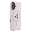 Imagen de FUNDA KARL LAGERFELD IPHONE 16 MAGSAFE LIQUID SILICONE CASE KARL AND CHOUPETTE HEADS PINK 8765
