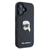 Imagen de FUNDA KARL LAGERFELD IPHONE 16 MONOGRAM PU LEATHER CASE WITH PIN LOGO KARL HEAD 9549