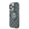 Imagen de FUNDA KARL LAGERFELD IPHONE 16 PRO KARL AND CHOUPETTE HEADS ON KL PATTERN BLACK 8383