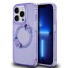 Imagen de FUNDA GUESS IPHONE 14 PRO MAX MAGSAFE FLOWERS PURPLE 1553