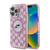 Imagen de FUNDA KARL LAGERFELD IPHONE 16 PRO KARL AND CHOUPETTE HEADS ON KL PATTERN PINK 8420