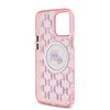 Imagen de FUNDA KARL LAGERFELD IPHONE 16 PRO KARL AND CHOUPETTE HEADS ON KL PATTERN PINK 8420