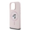 Imagen de FUNDA KARL LAGERFELD IPHONE 16 PRO MAGSAFE LIQUID SILICONE CASE KARL AND CHOUPETTE HEADS PINK 8789