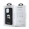 Imagen de FUNDA KARL LAGERFELD IPHONE 16 PRO MONOGRAM PU LEATHER CASE WITH PIN LOGO KARL HEAD 9563