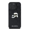 Imagen de FUNDA KARL LAGERFELD IPHONE 16 PRO MAX MONOGRAM PU LEATHER CASE WITH PIN LOGO KARL & CHOUPETTE HEADS 9396