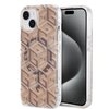 Imagen de FUNDA GUESS IPHONE 15 MAGSAFE GCUBE BROWN 2123