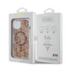 Imagen de FUNDA GUESS IPHONE 15 MAGSAFE GCUBE BROWN 2123
