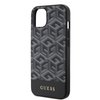 Imagen de FUNDA GUESS IPHONE 15 MAGSAFE CUBE LOGO BLACK 4703