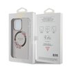 Imagen de FUNDA GUESS IPHONE 14 PRO MAGSAFE FLOWERS BLACK 1263