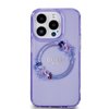 Imagen de FUNDA GUESS IPHONE 14 PRO MAGSAFE FLOWERS PURPLE 1546