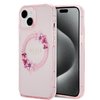 Imagen de FUNDA GUESS IPHONE 14 MAGSAFE FLOWER PINK 1423