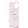 Imagen de FUNDA GUESS IPHONE 14 MAGSAFE FLOWER PINK 1423