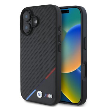 Imagen de FUNDA BMW IPHONE 16 MAGSAFE CARBONE LINE 2060