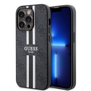 Imagen de FUNDA GUESS IPHONE 15 PRO STRIPES BLACK 6271