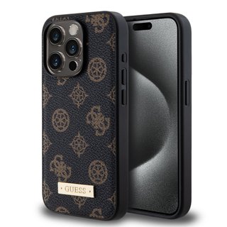 Imagen de FUNDA GUESS IPHONE 15 PRO MAGSAFE LOGO BLACK GOLD 6136
