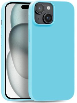 Imagen de Protector iPhone 14 Simil Original Turquesa