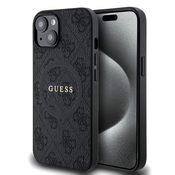 Imagen de FUNDA GUESS IPHONE 13 14 MAGSAFE BLACK GOLD 6282