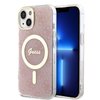 Imagen de FUNDA GUESS IPHONE 13 14 MAGSAFE PINK GOLD 0213