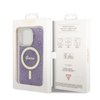Imagen de FUNDA GUESS IPHONE 14 PRO MAGSAFE PURPLE GOLD 8242